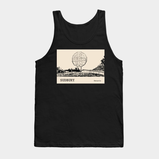 Sudbury Ontario Tank Top by Lakeric